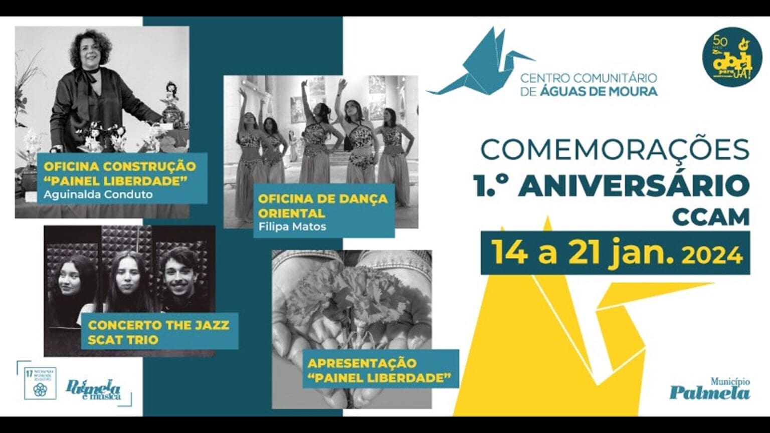 Celebrações de 1º Aniversário do Centro Comunitário de Águas de Moura