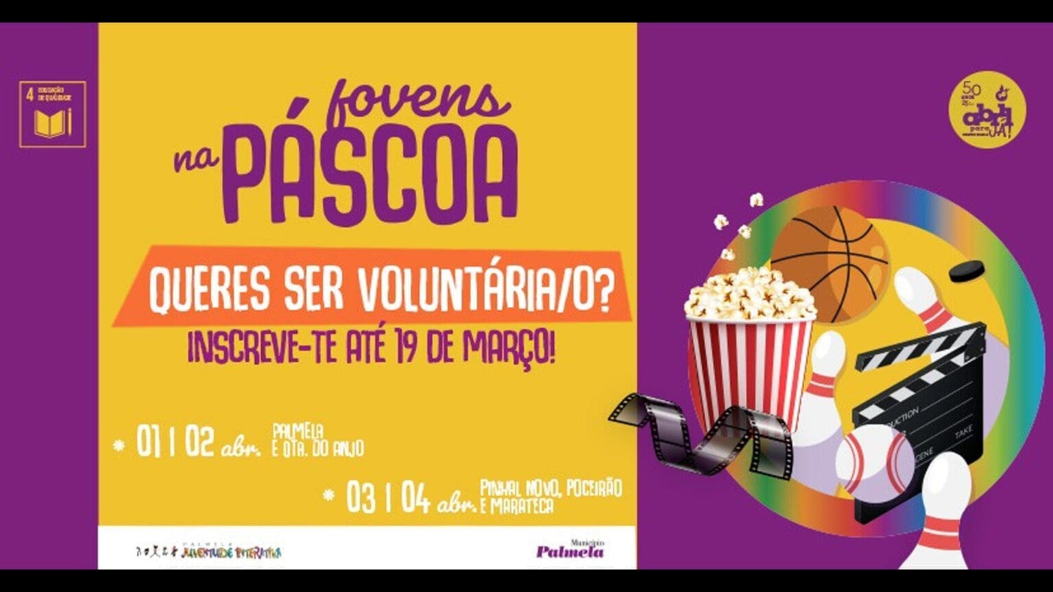 Participe na ação “Jovens na Páscoa 2024” em Palmela